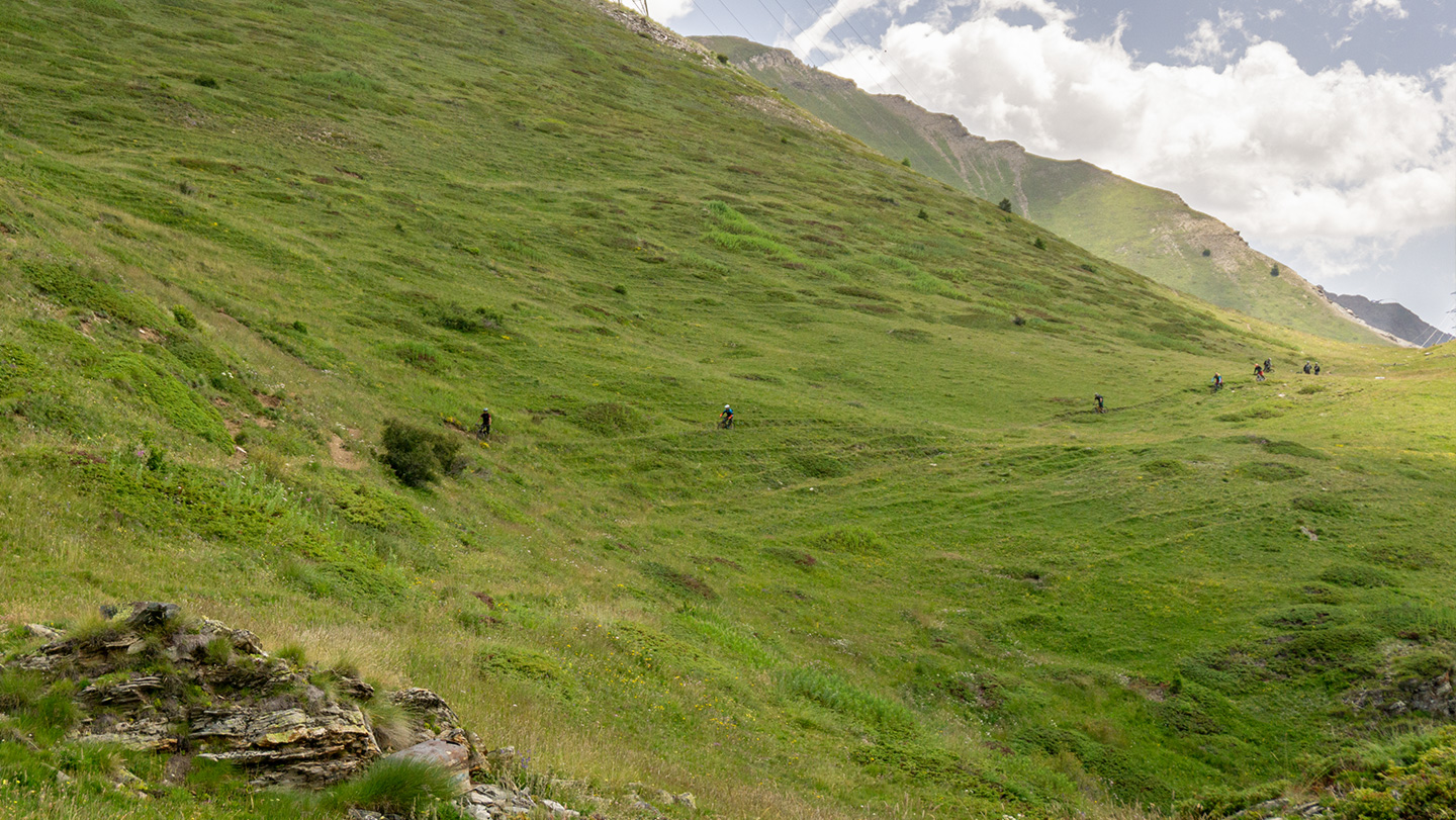 Flow nach den Spitzkehren