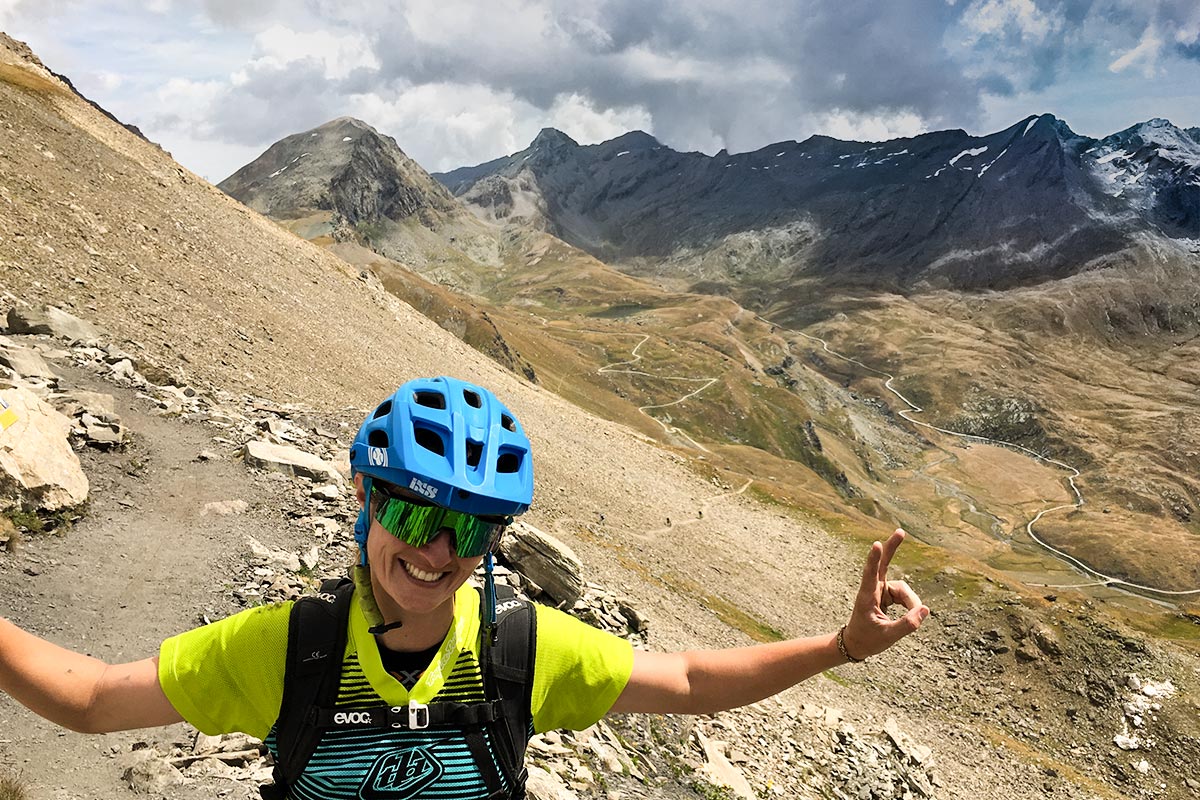 Tina am Passo Invergneux So sehen Sieger aus