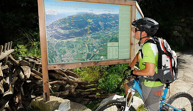 Mountainbike AllMountain Tour: Meran Highline Tour
