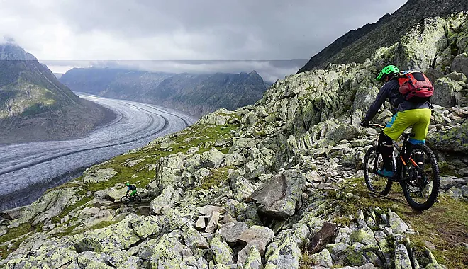 Mountainbike Enduro Tour: Aletschgletscher Bike Special