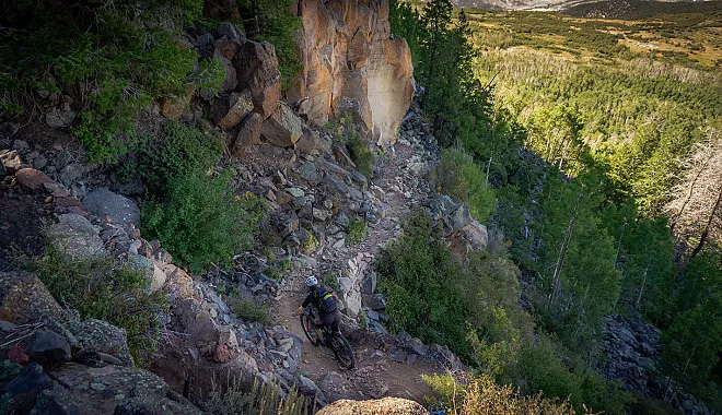 Mountainbike AllMountain Tour: Palisade Plunge Trail
