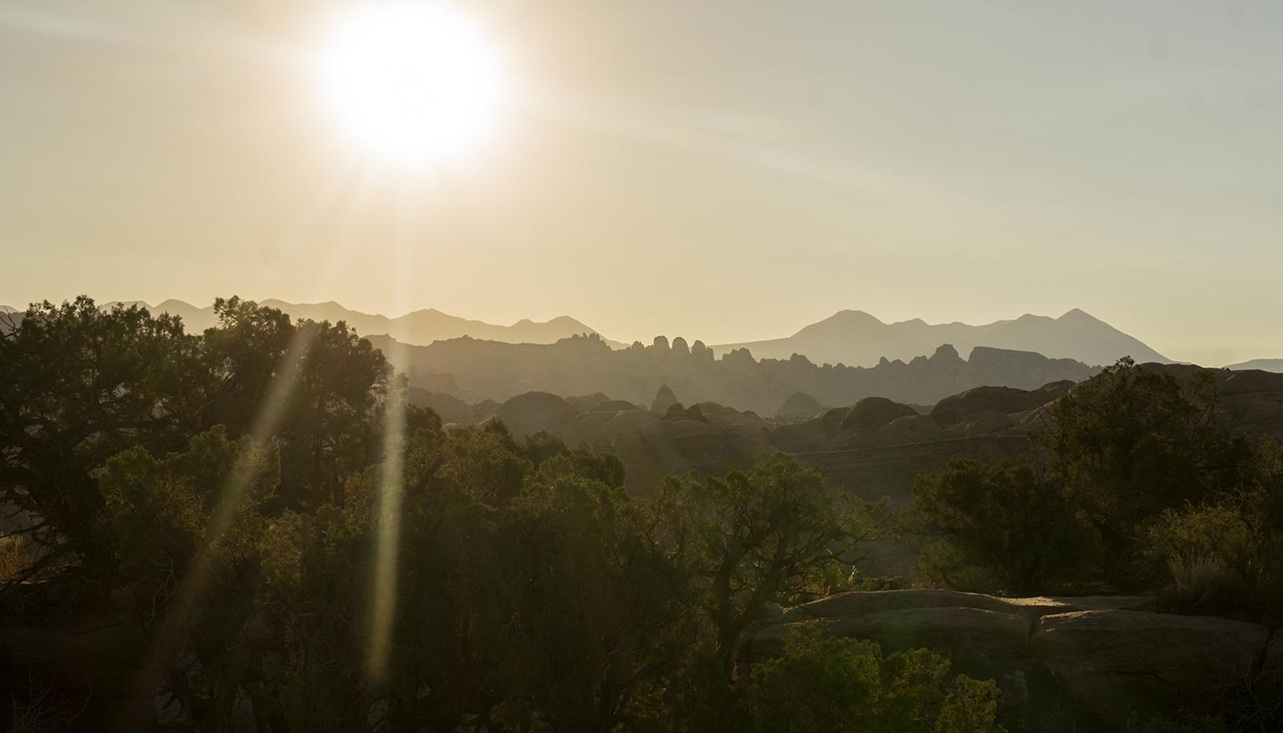 Moab bietet einzigartige Bilder Landschaft zum Verlieben