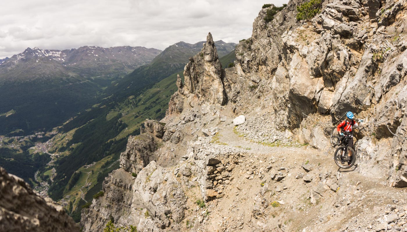 Blick vom Monte delle Scale Monte Scale Uphill