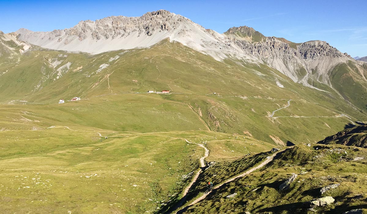 Blick auf den Piz Umbrail