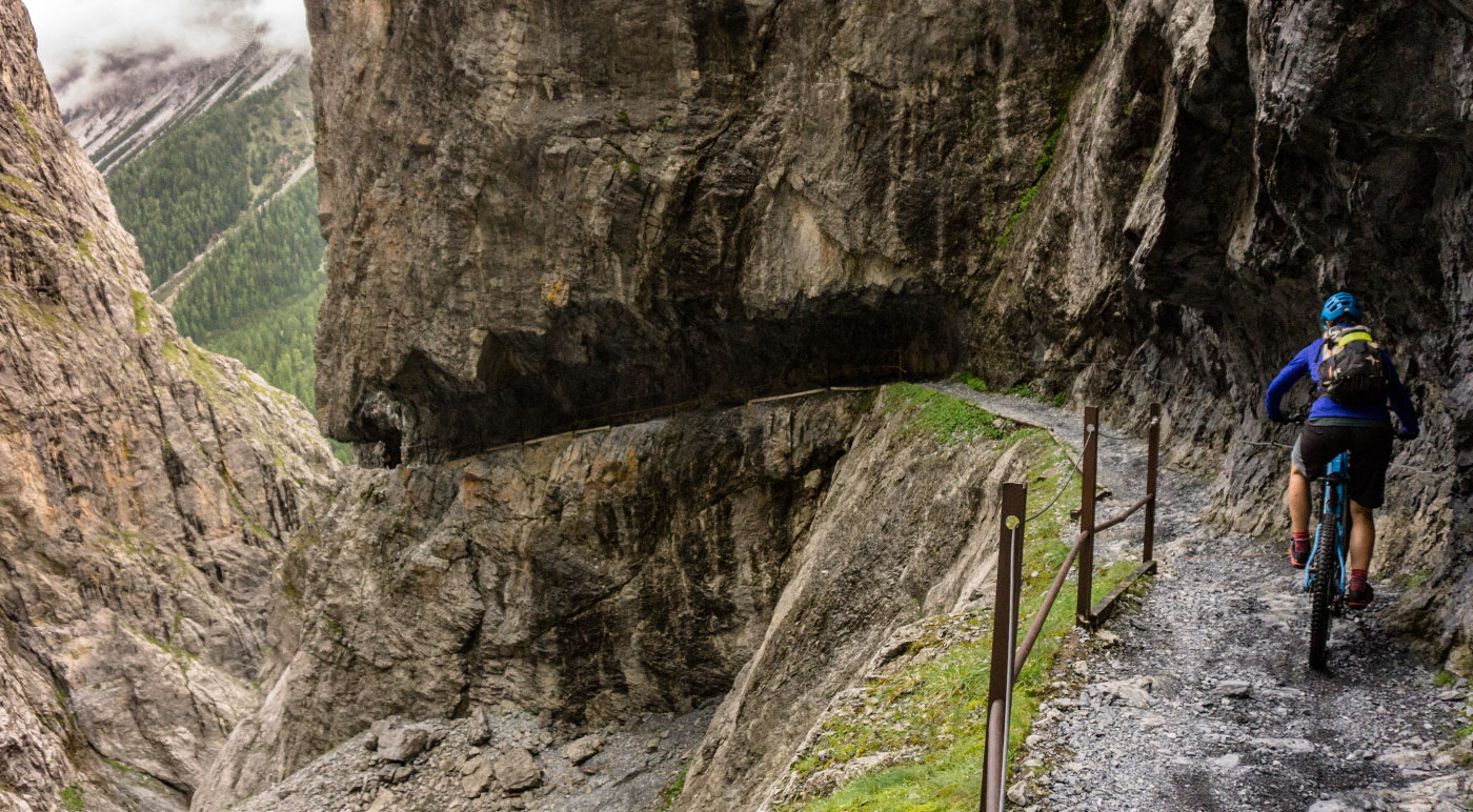 Uinaschlucht Bike Trail. Uinaschlucht Bike Trail