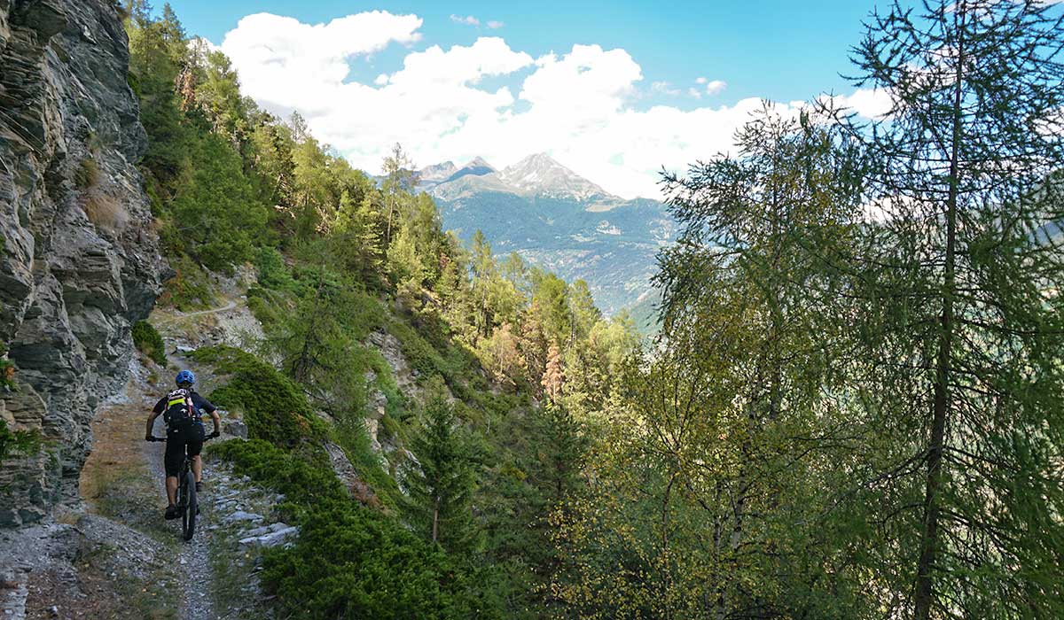 Wallis Trails Moosalp Super Trail von der Moosalp Wallis